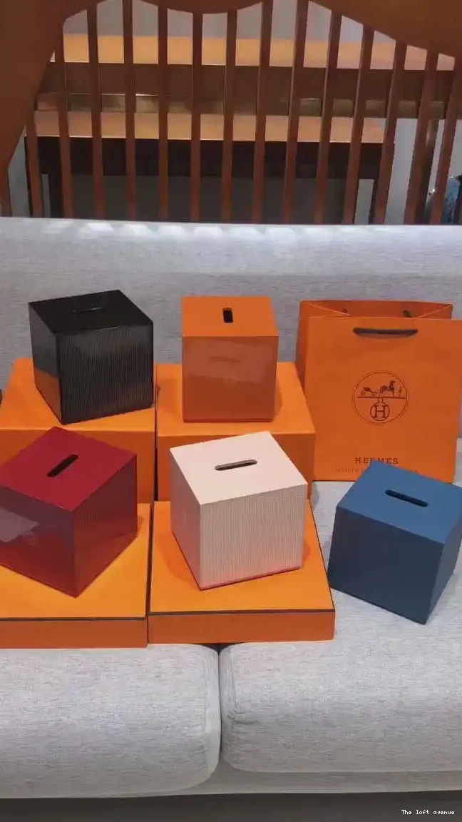 SQUARE BOX TISSUE KBOX HERMES 0603